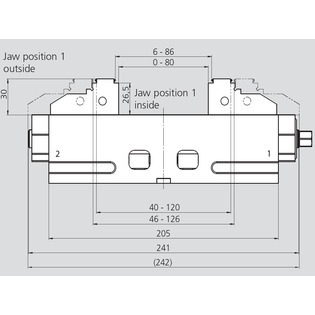 Etau de fraisage 5 axes st5-2g 125